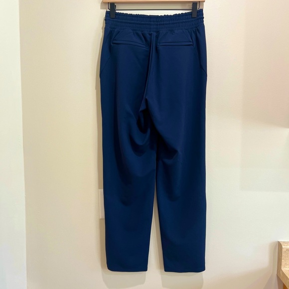 Athleta Navy Metropolis Straight Leg Pant Size 0 - Picture 4 of 4